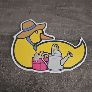 Dooney & Bourke Yellow Duck Gardening Sticker